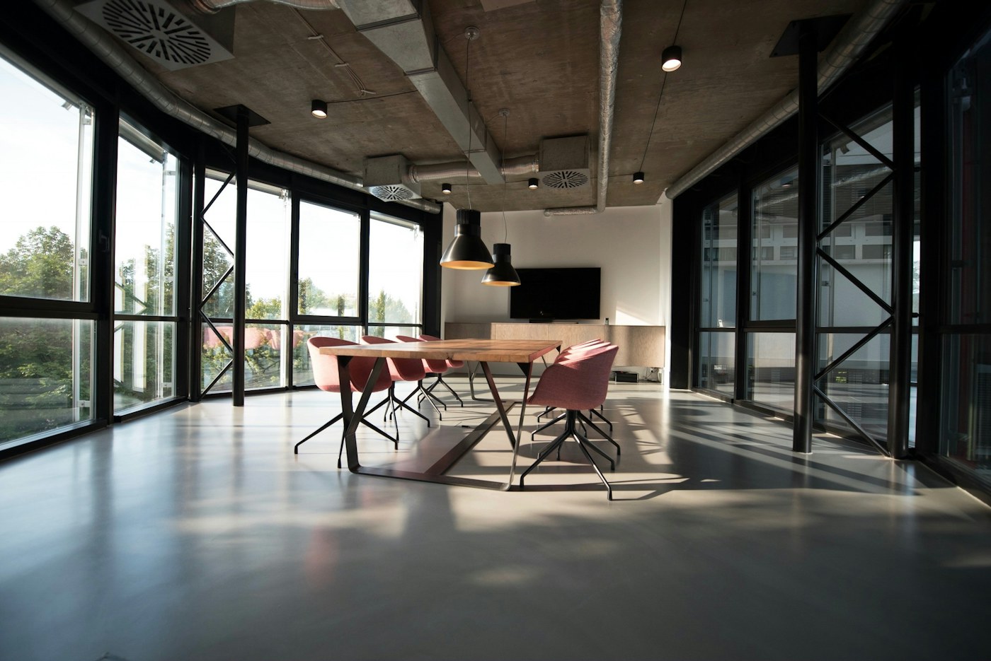 Bright professional office interior